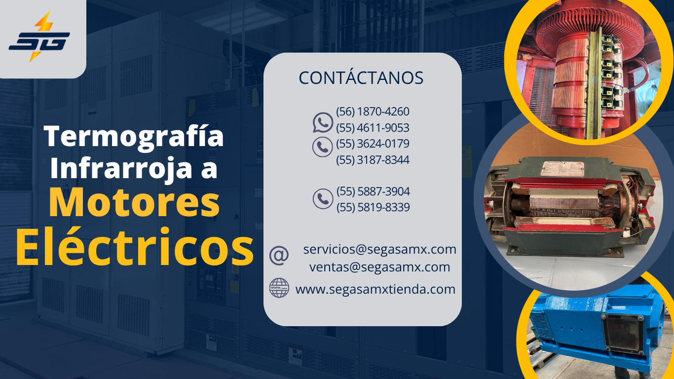 Termografía en Motores Eléctricos: Detección Temprana de Fallas Mecánicas y Eléctricas