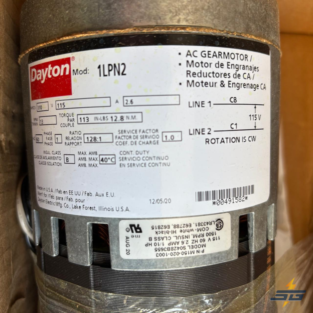 MOTOR DAYTON 1LPN2