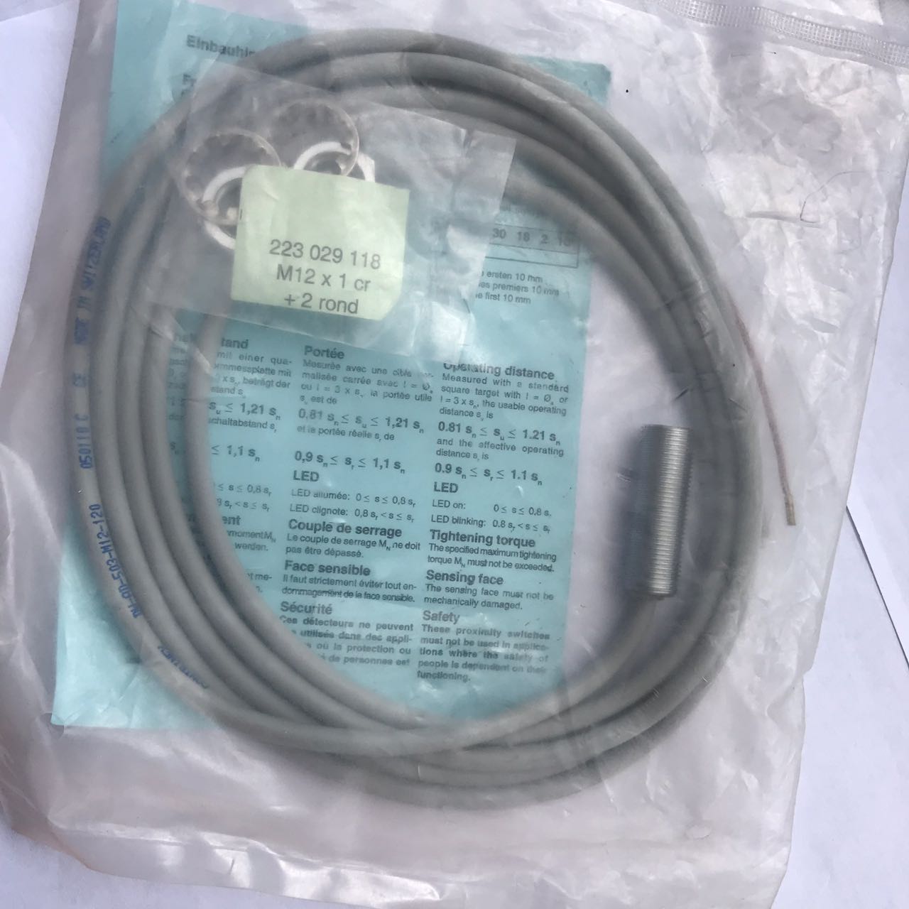 Sensor Contrinex DW-AD-503-M12-120