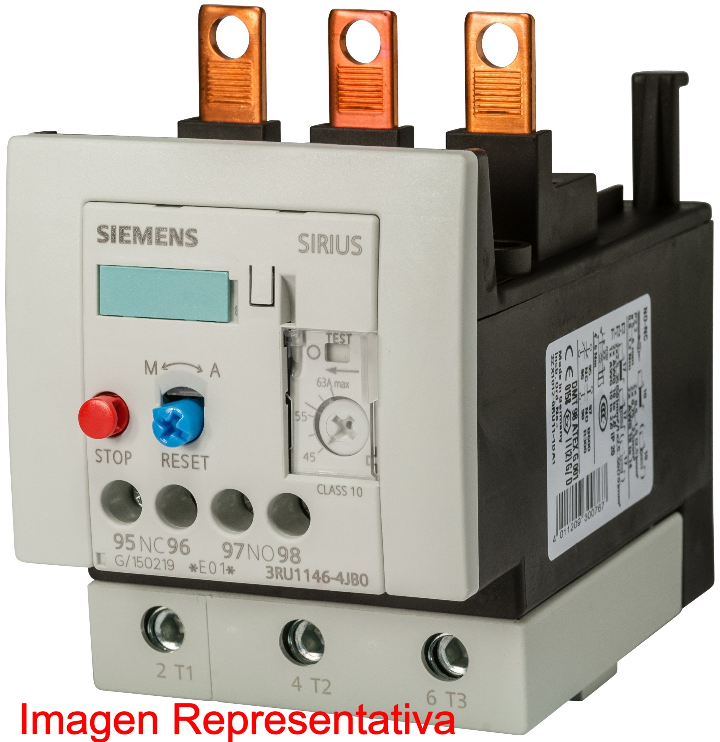 Relevador Siemens 3RU1146-4JB0