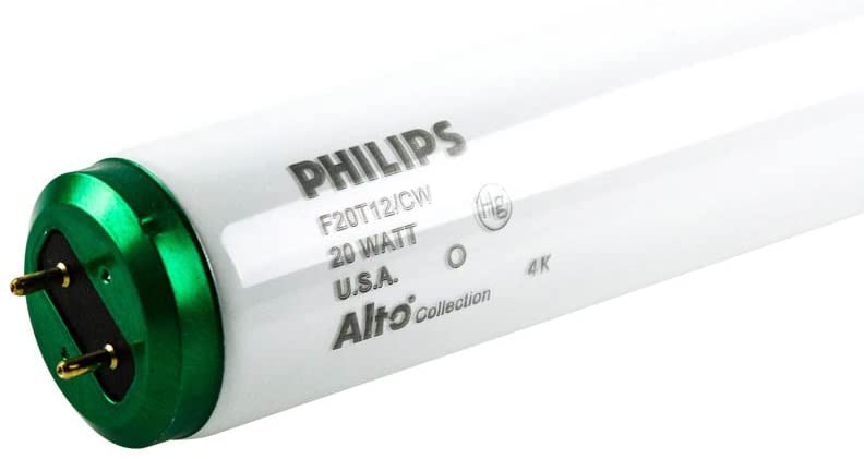 Philips F20T12/D/ALTO Daylight Bulbs - 2 Pack, 20W T12 Fluorescent, 6500K Full Spectrum