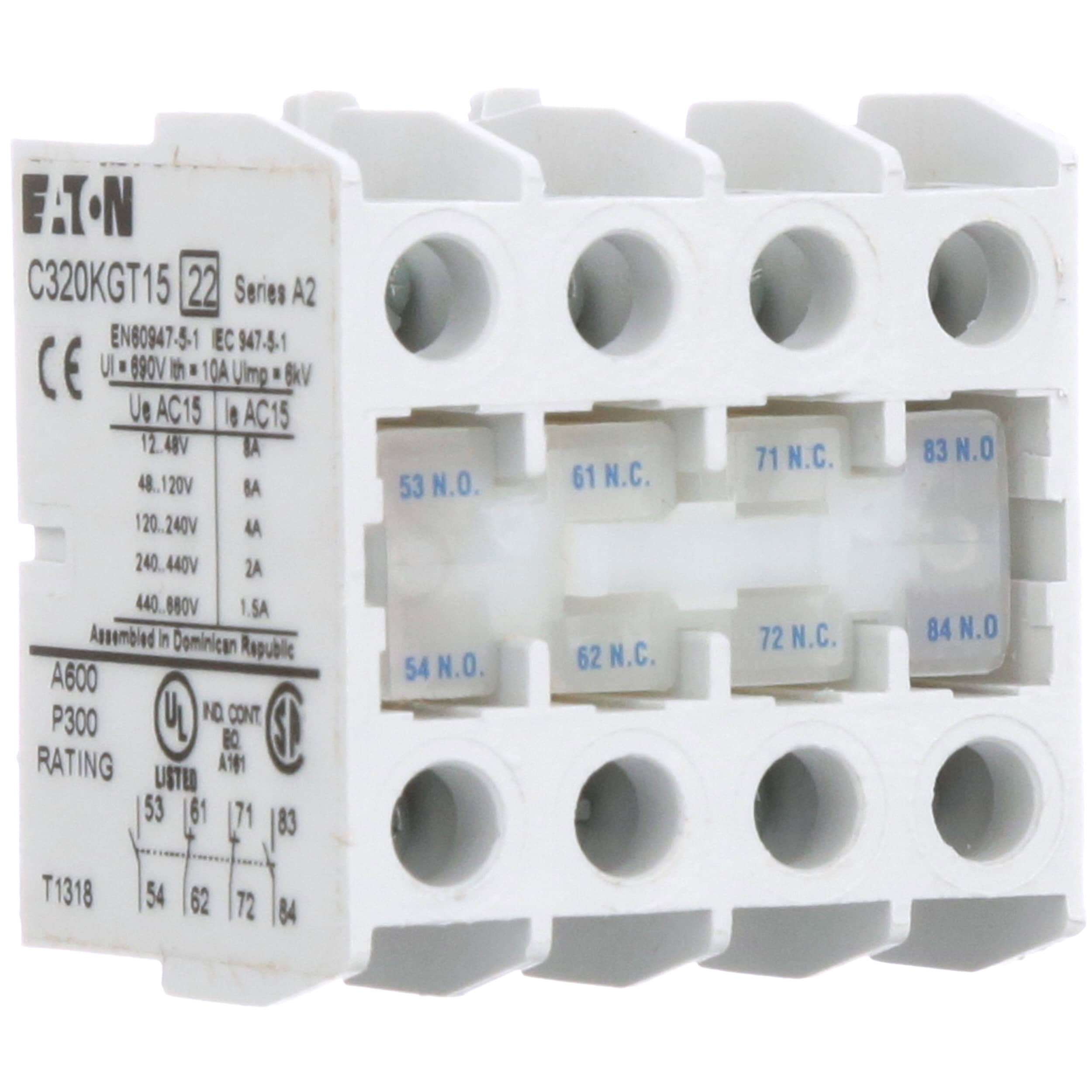 Contactos Auxiliares Eaton C320-KGT15