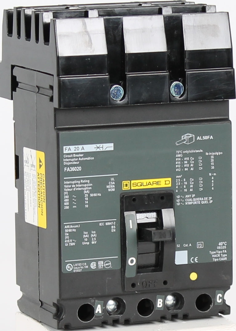 Interruptor Square D FA36020