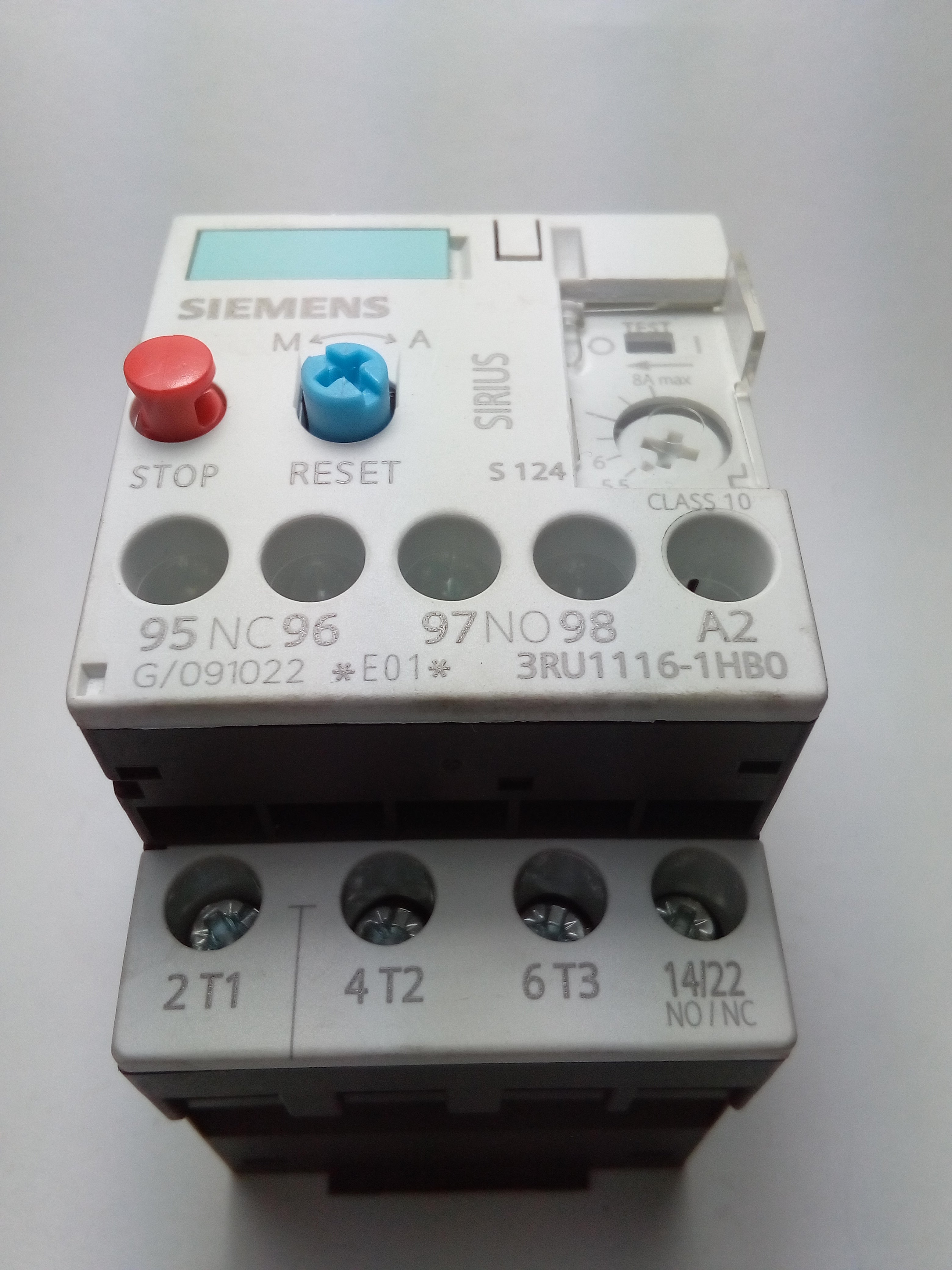 Relevador Siemens 3RU1116-1HB0