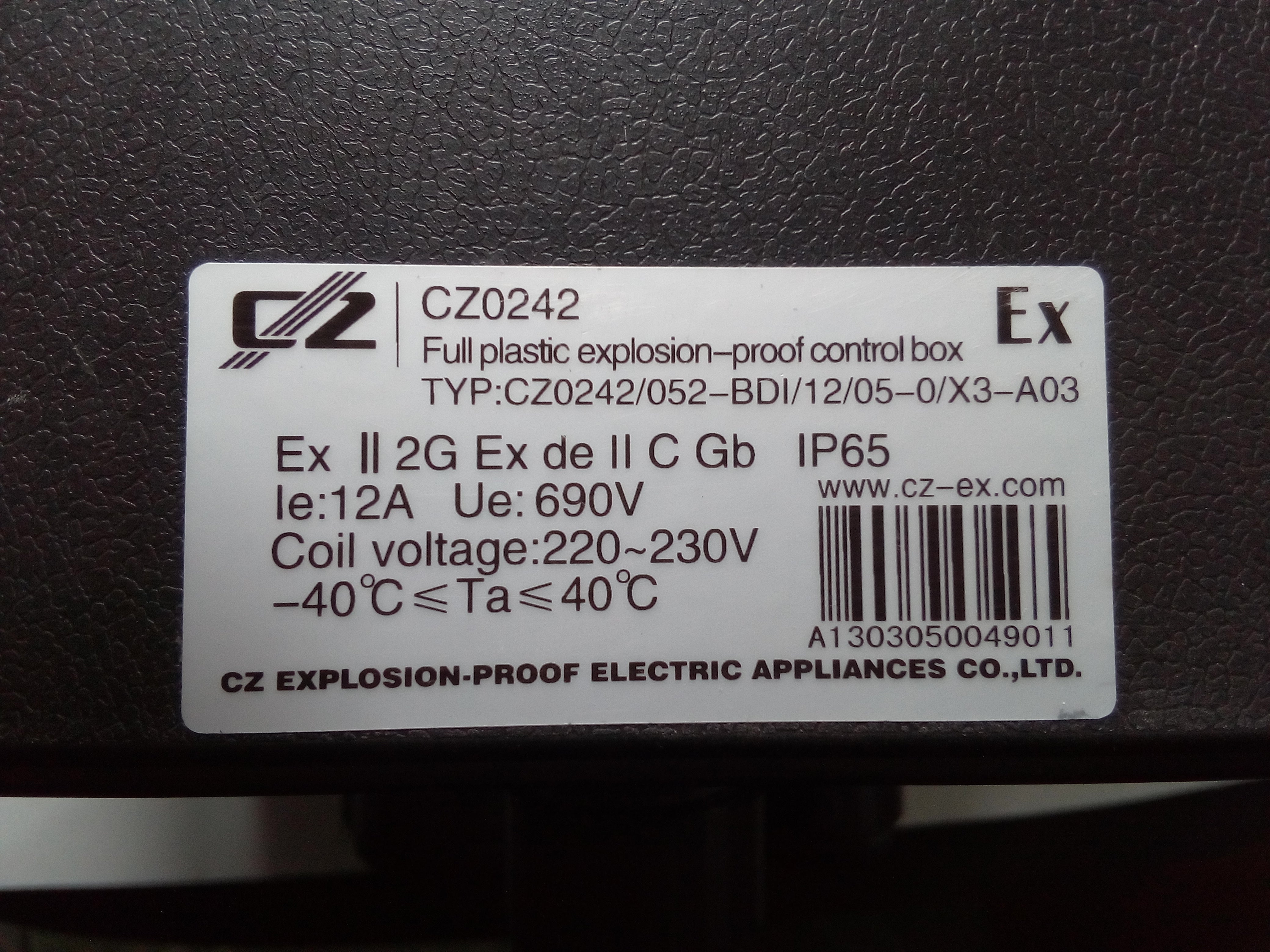 Contactor de Seguridad con Caja APE CZ CZ0512 / CZ0242
