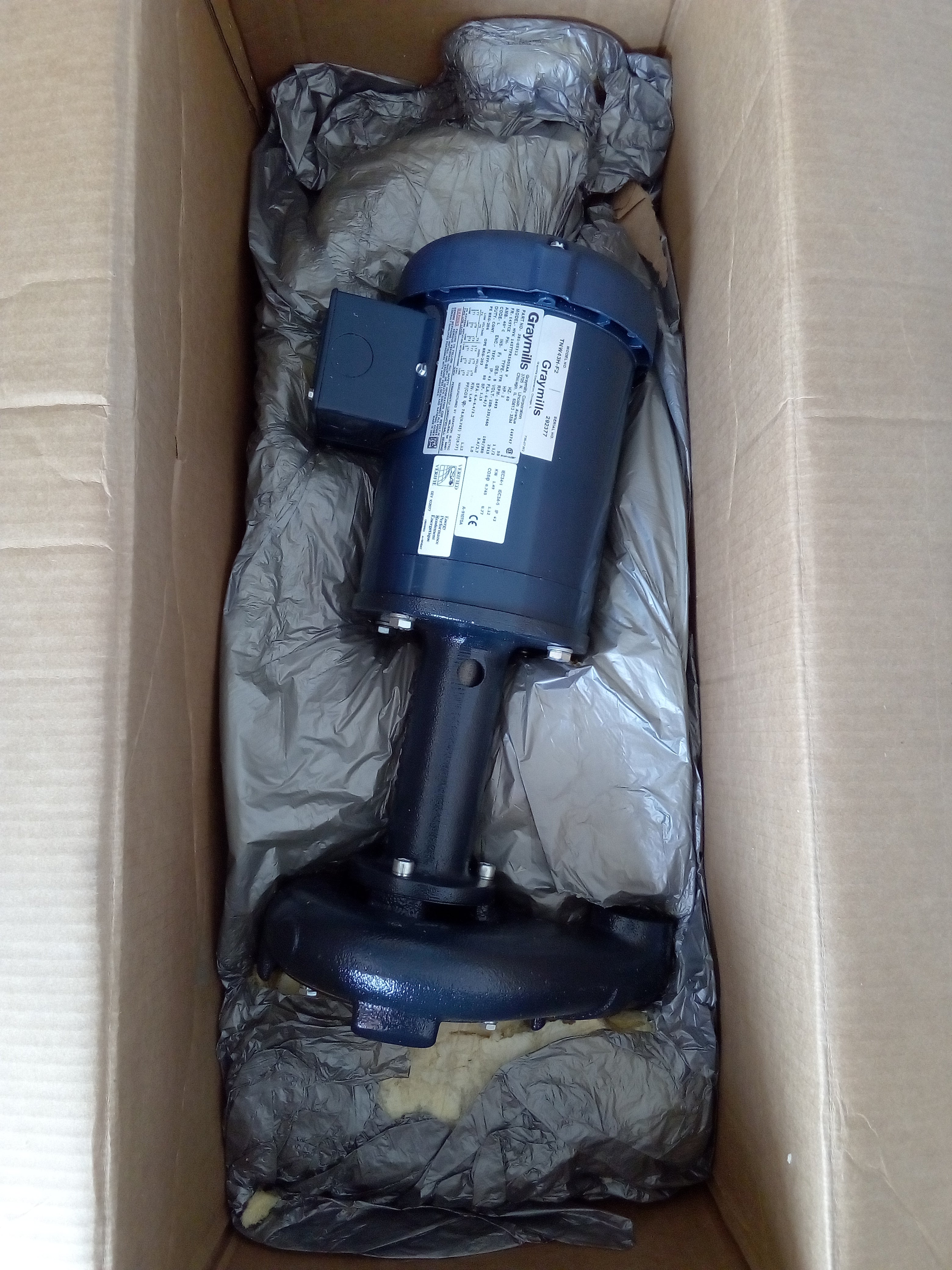 Bomba de Corriente Alterna 2 HP Graymills TNW43H-F2