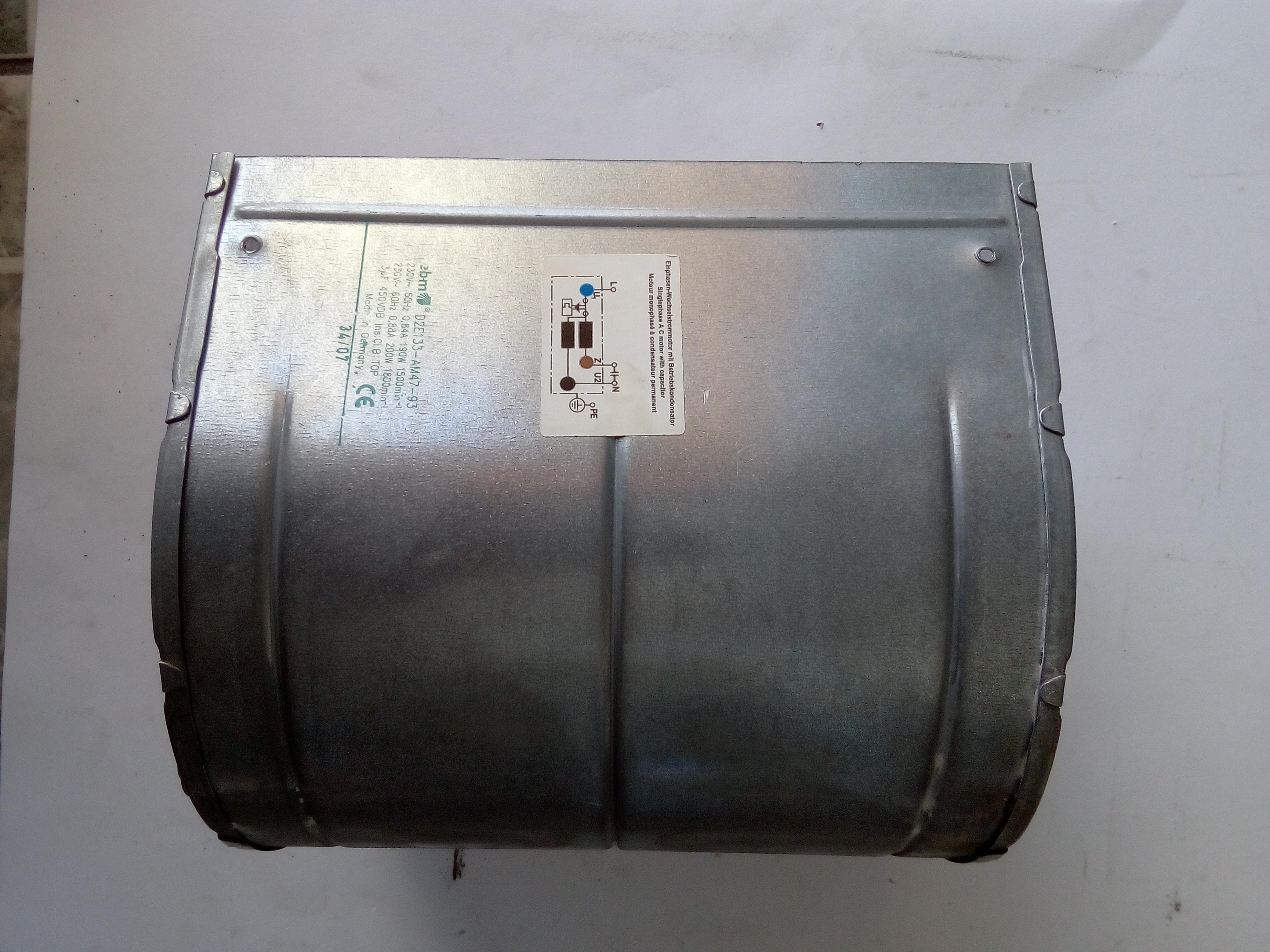 Turbina EBM PAPST D2E133-AM47-93