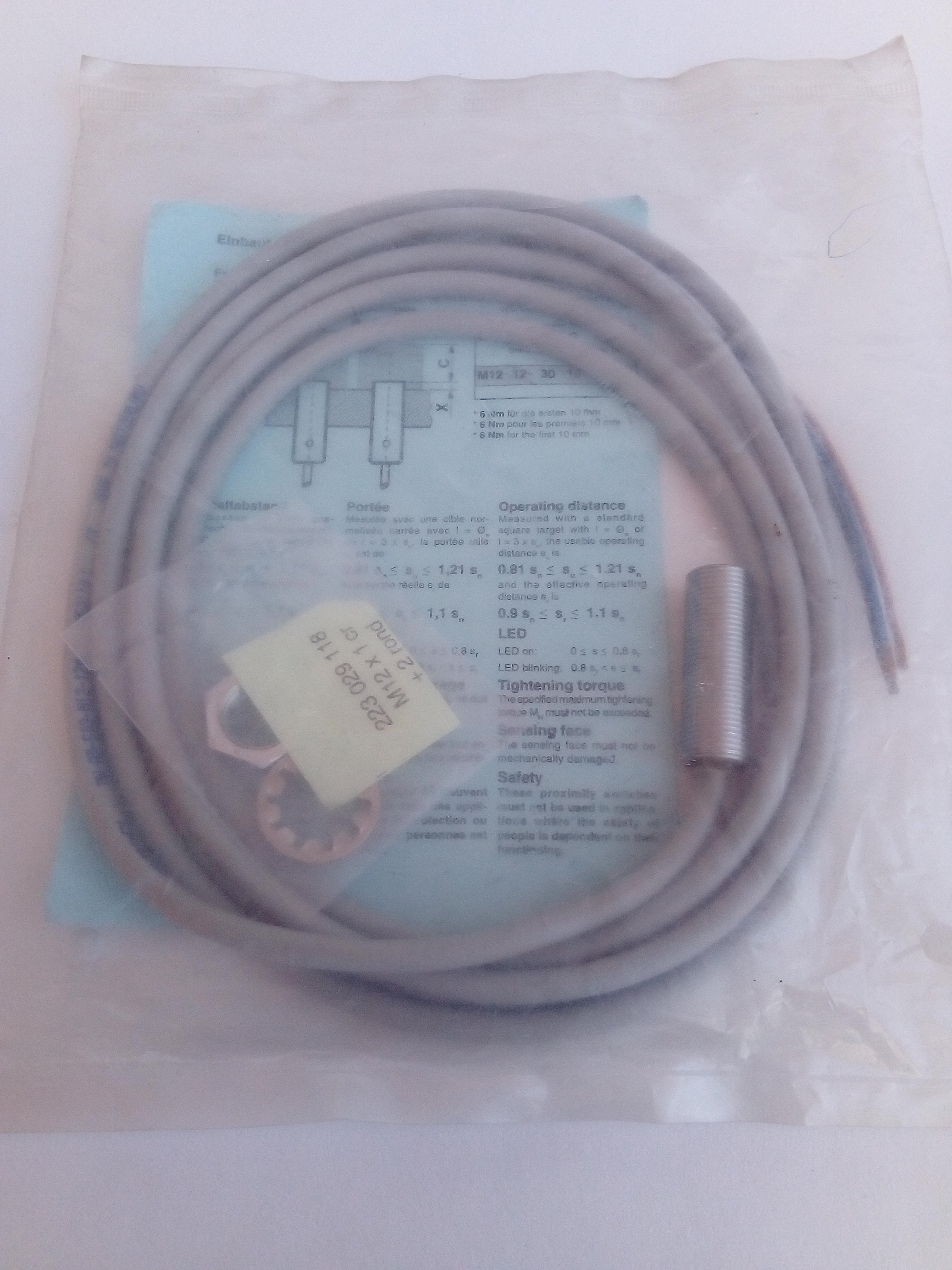 Sensor Contrinex DW-AD-503-M12-120