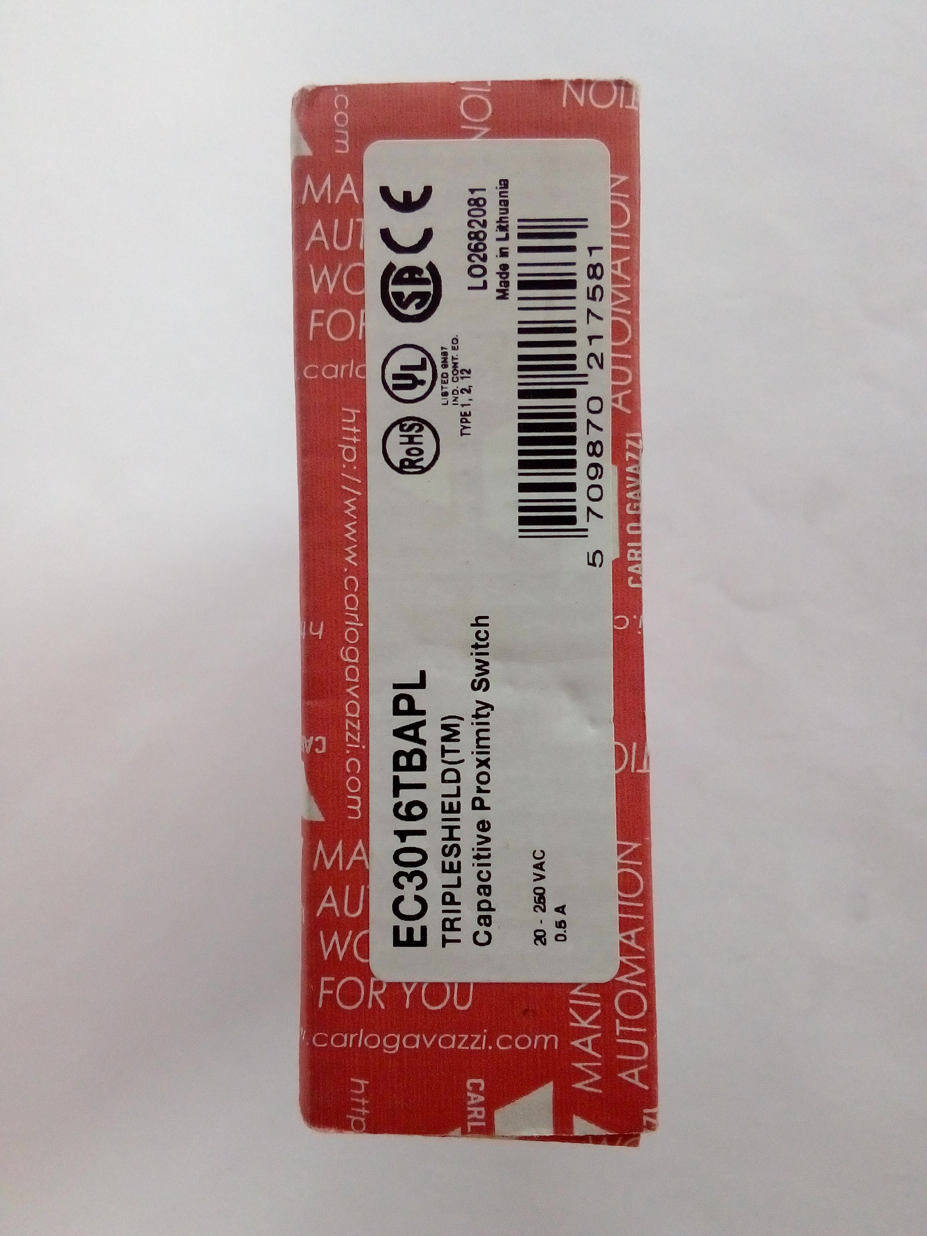 Sensor Capacitivo Carlo Gavazzi EC3016TBAPL