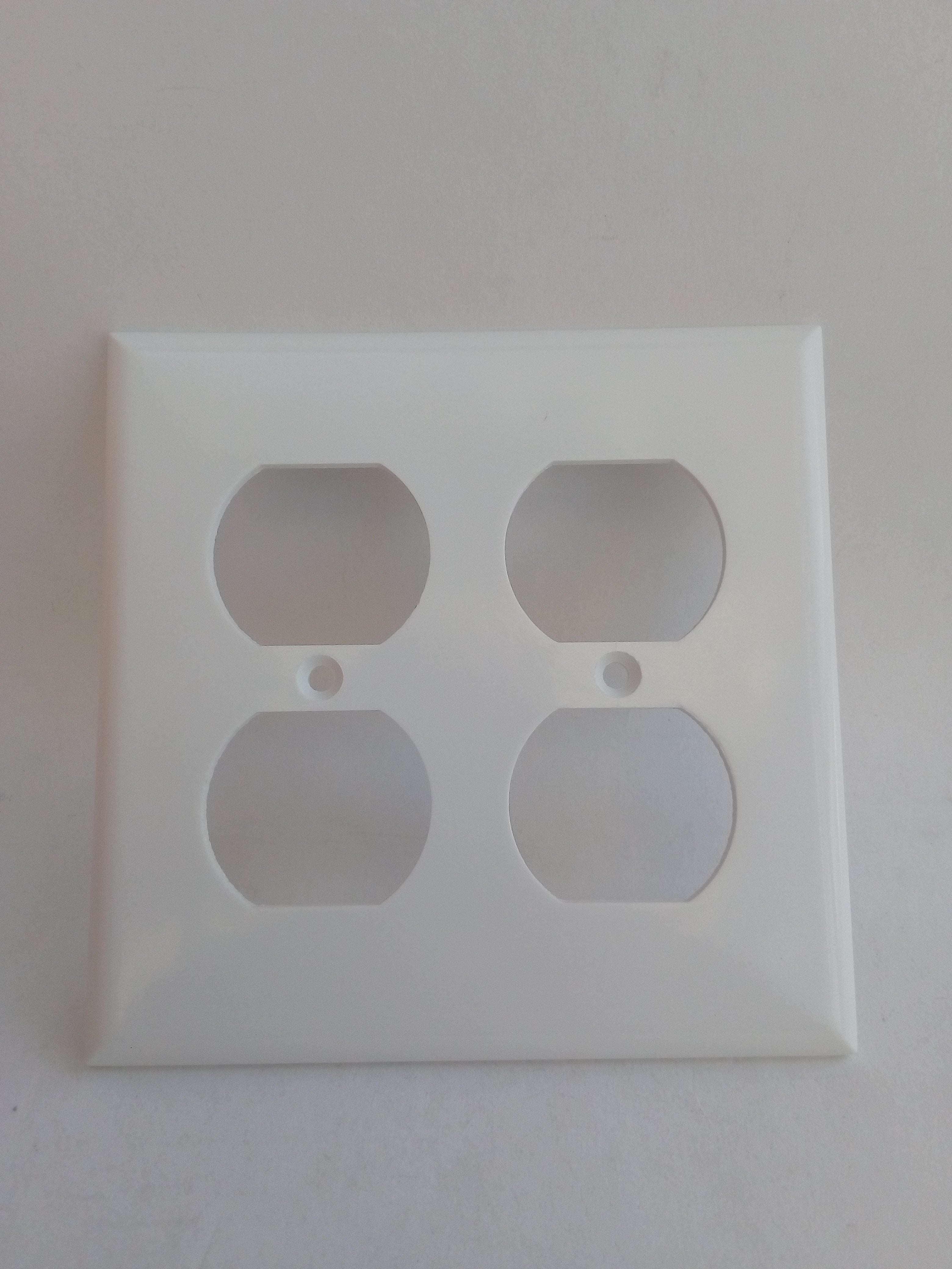 Tapa Cuadrada para Contactos Duplex