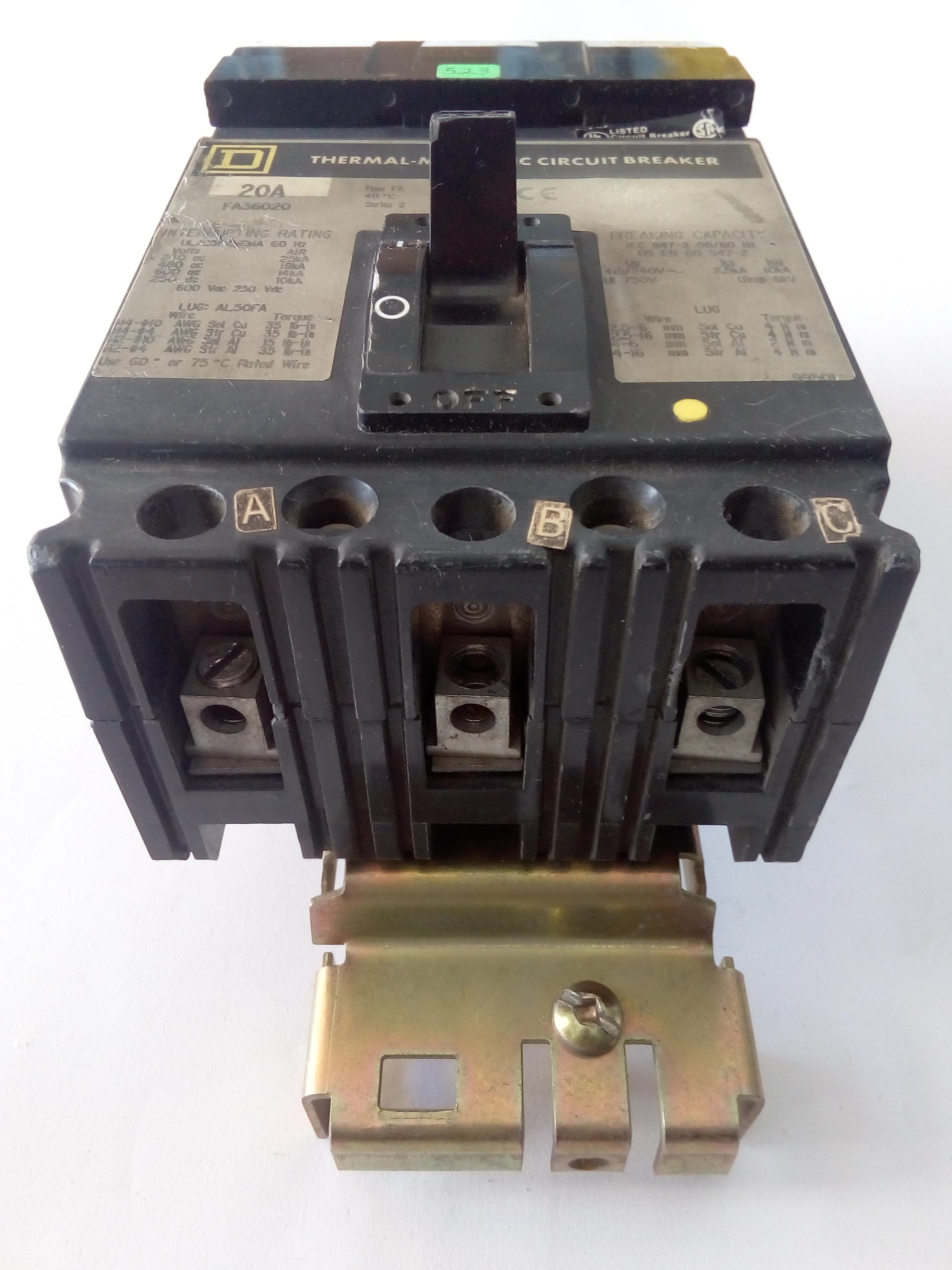 Interruptor Square D FA36020