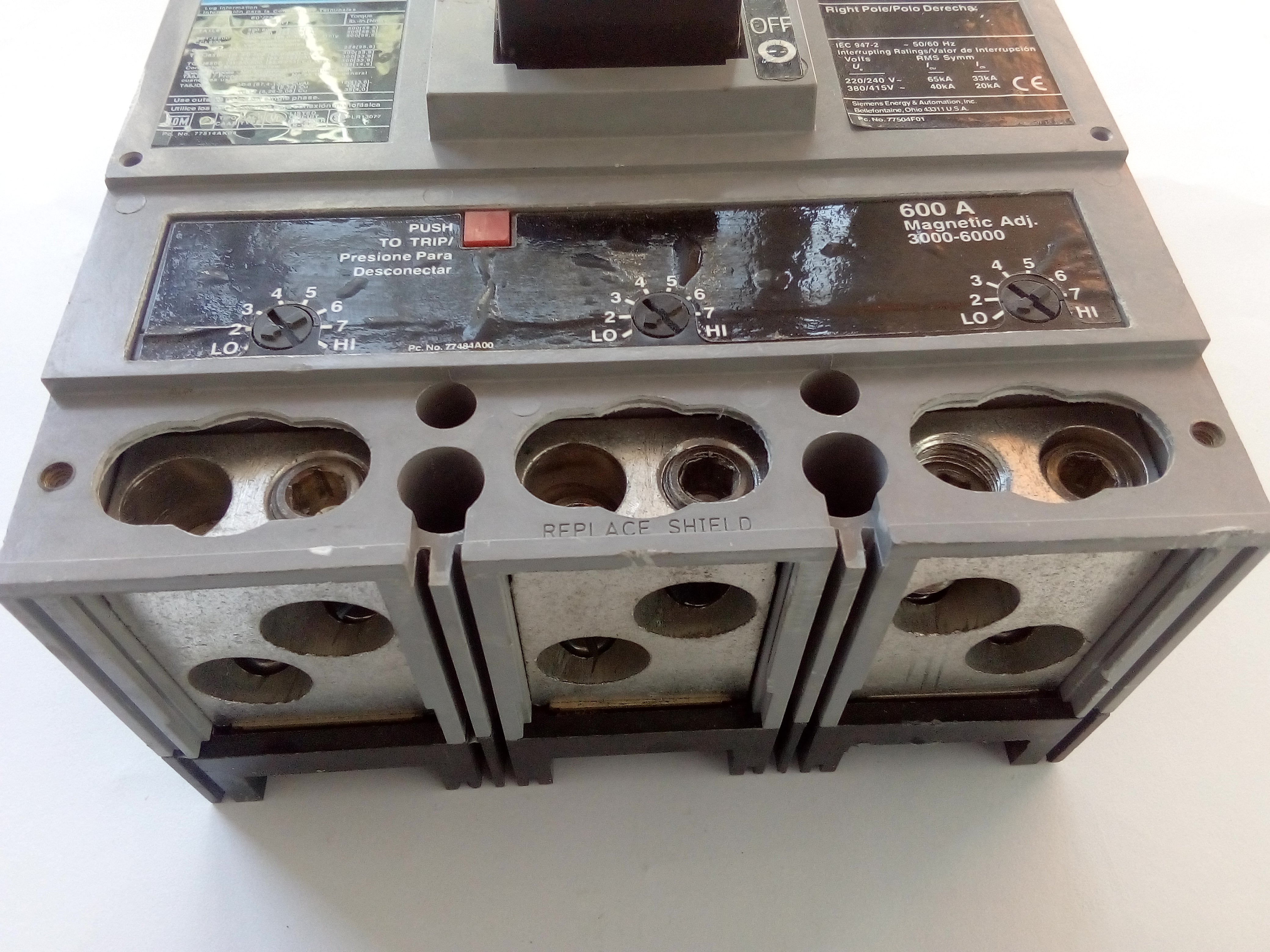 Interruptor Siemens LXD63B600