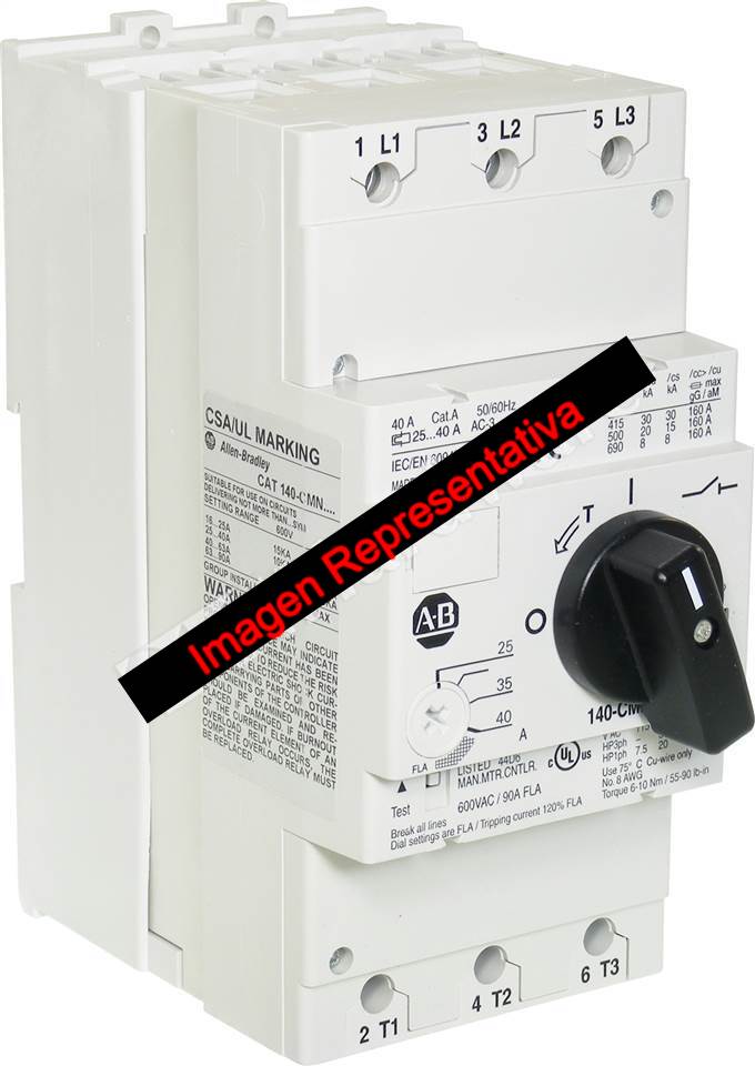 Guardamotor Allen Bradley 140-CMN-4000