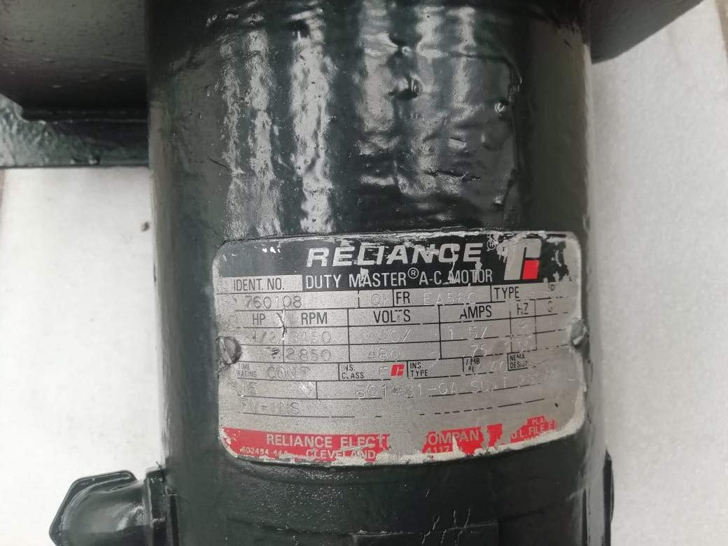 Turbina de Corriente Alterna 1/2 HP Reliance Electric TE601431-GA-SUIT