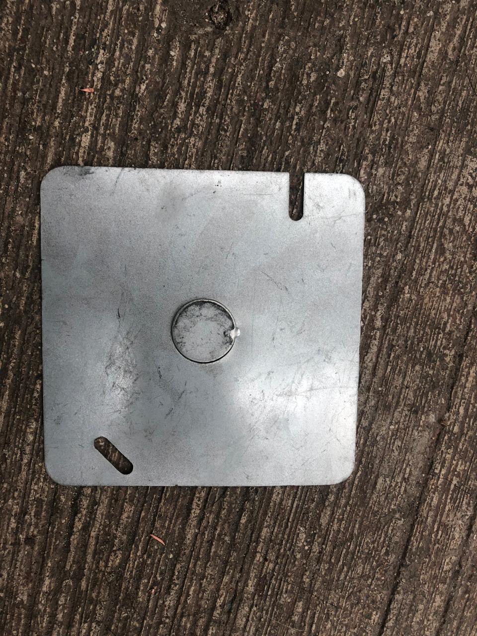 Tapa Cuadrada Galvanizada 10 X 10 Cm