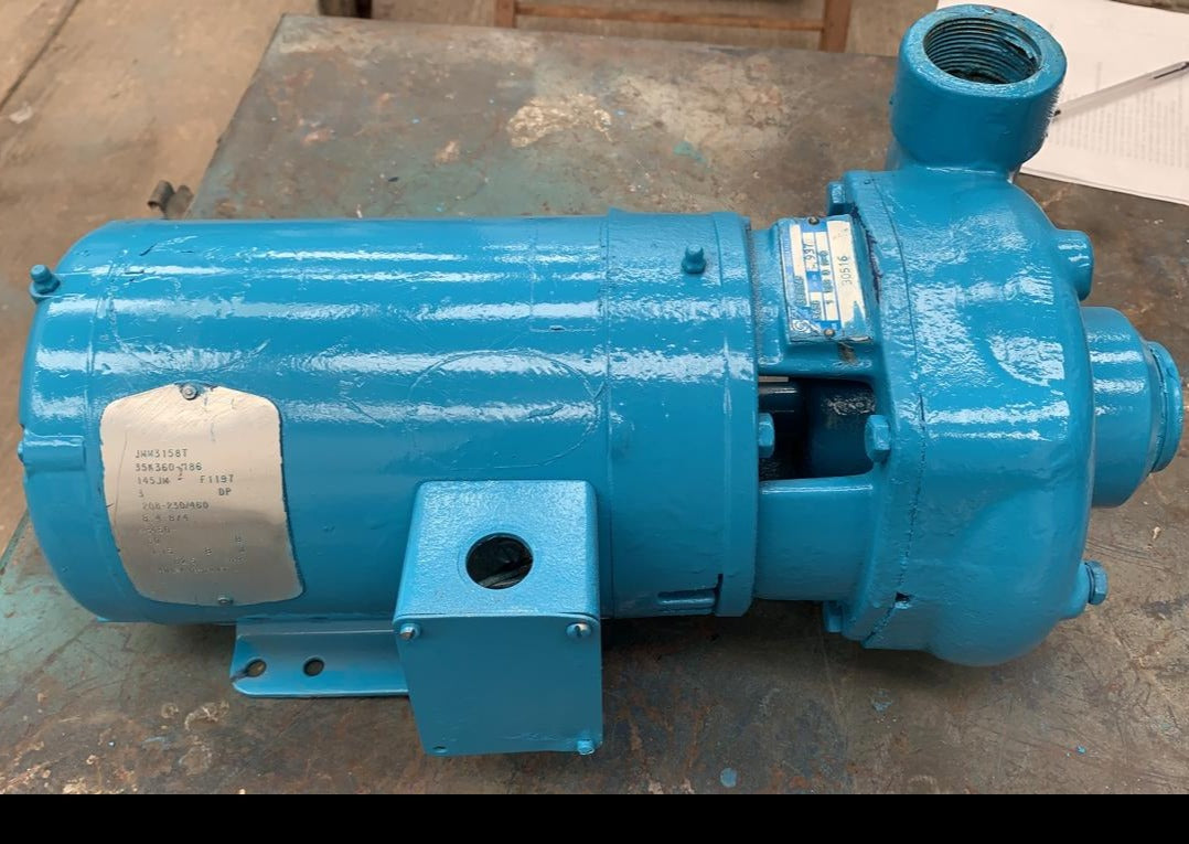 Bomba Trifásica de Corriente Alterna 3 HP Baldor JMM3158T