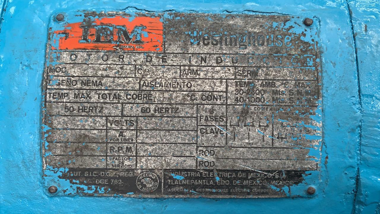 Motor de Corriente Alterna 7.5 HP IEM