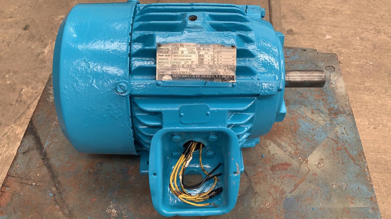 Motor de Corriente Alterna 5 HP Motores U.S. De Mexico H201