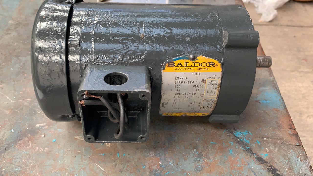 Motor de Corriente Alterna 0.33 HP Baldor VM3534