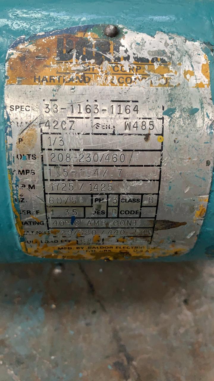 Motor de Corriente Alterna Dorner 33-1163-1164