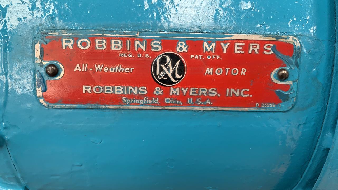 Motor de Corriente Alterna 1 HP Robins Y Miers B6708SW