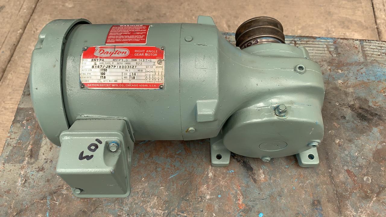 Motorreductor de Corriente Alterna 1 HP Dayton