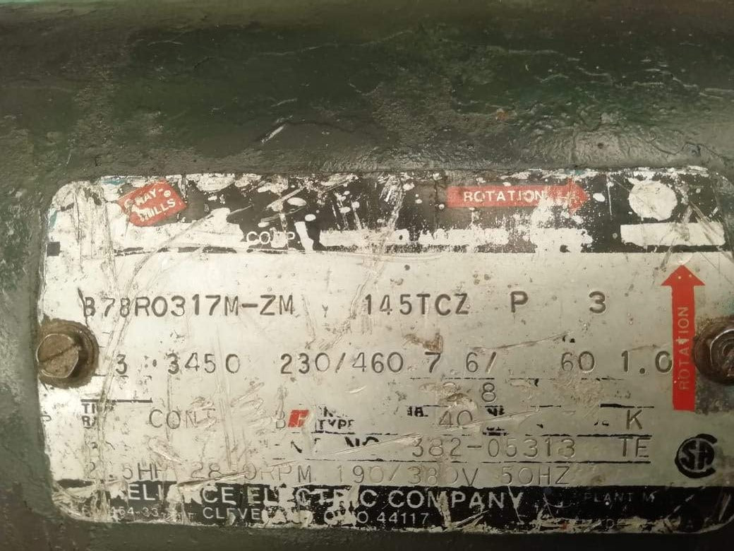 Motor de Corriente Alterna 1 HP Superflo DSW514H-3F