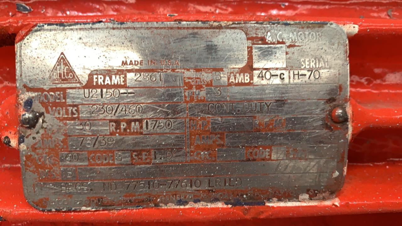 Motor de Corriente Alterna 30 HP Dilco U2150