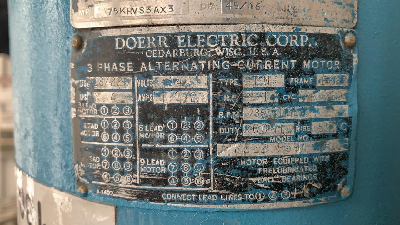 Bomba de Corriente Alterna 1 HP Igersoll Rand M222-E594