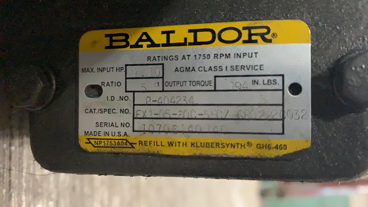 Motor de Corriente Directa 0.37 KW Baldor 34-6545-3674G1