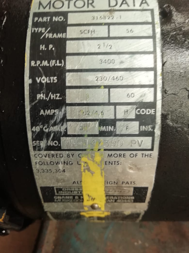 Polipasto Eléctrico para 2 TON Budgit 113456-13