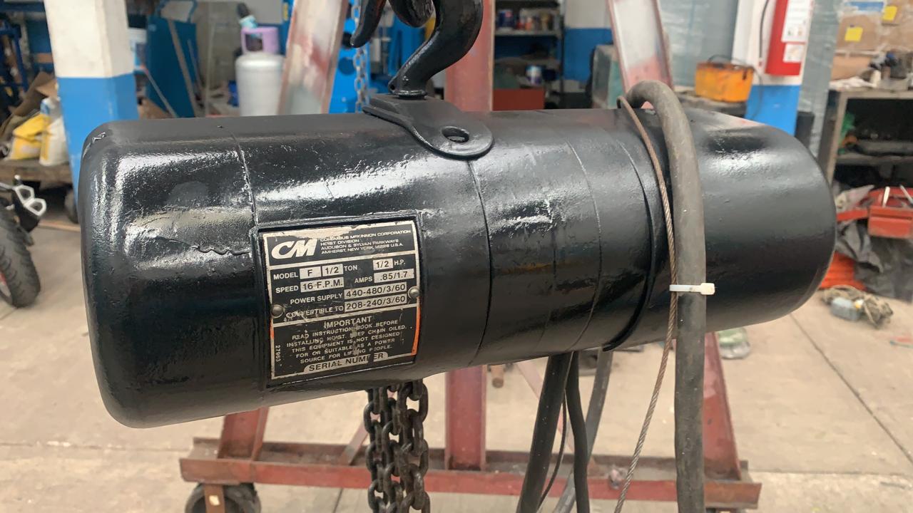 Polipasto Eléctrico para 1/2 TON Columbus McKinnon