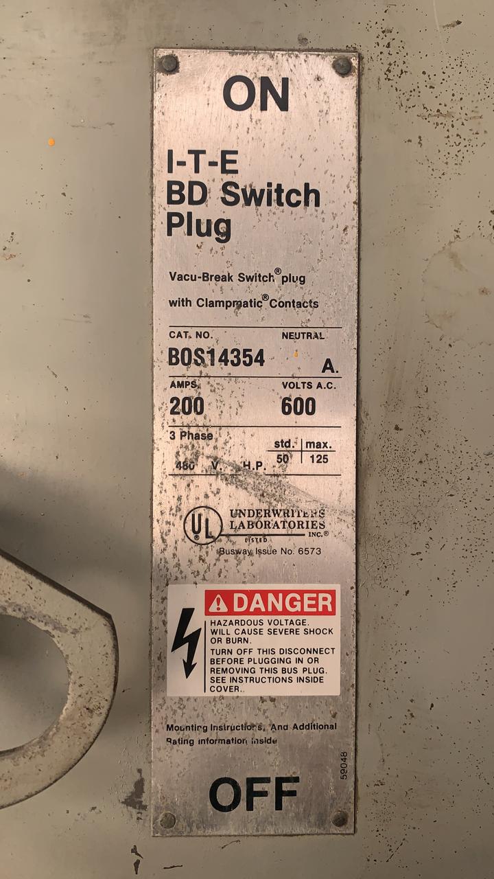 Bus Plug Siemens BOS14354