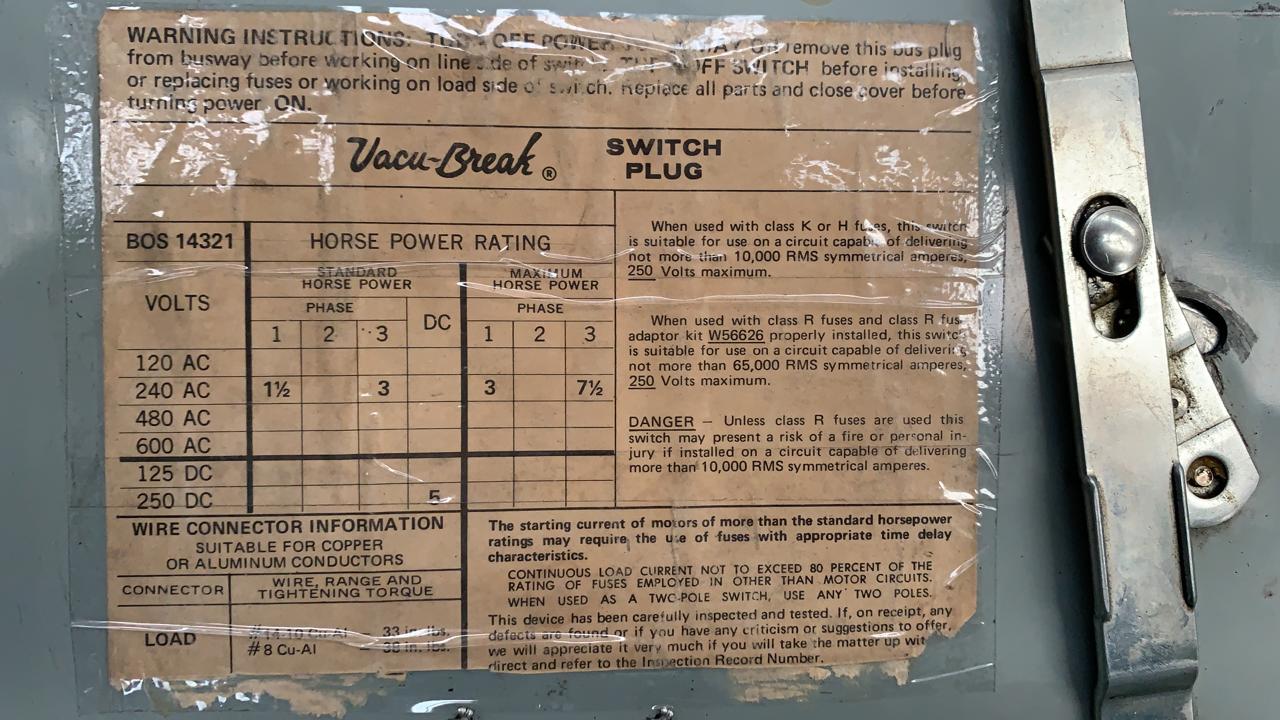 Bus Plug Siemens BOS14321