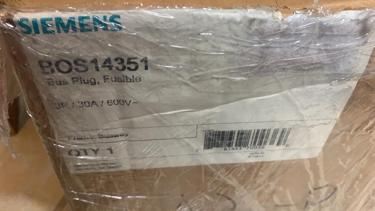 Bus Plug Siemens BOS14351