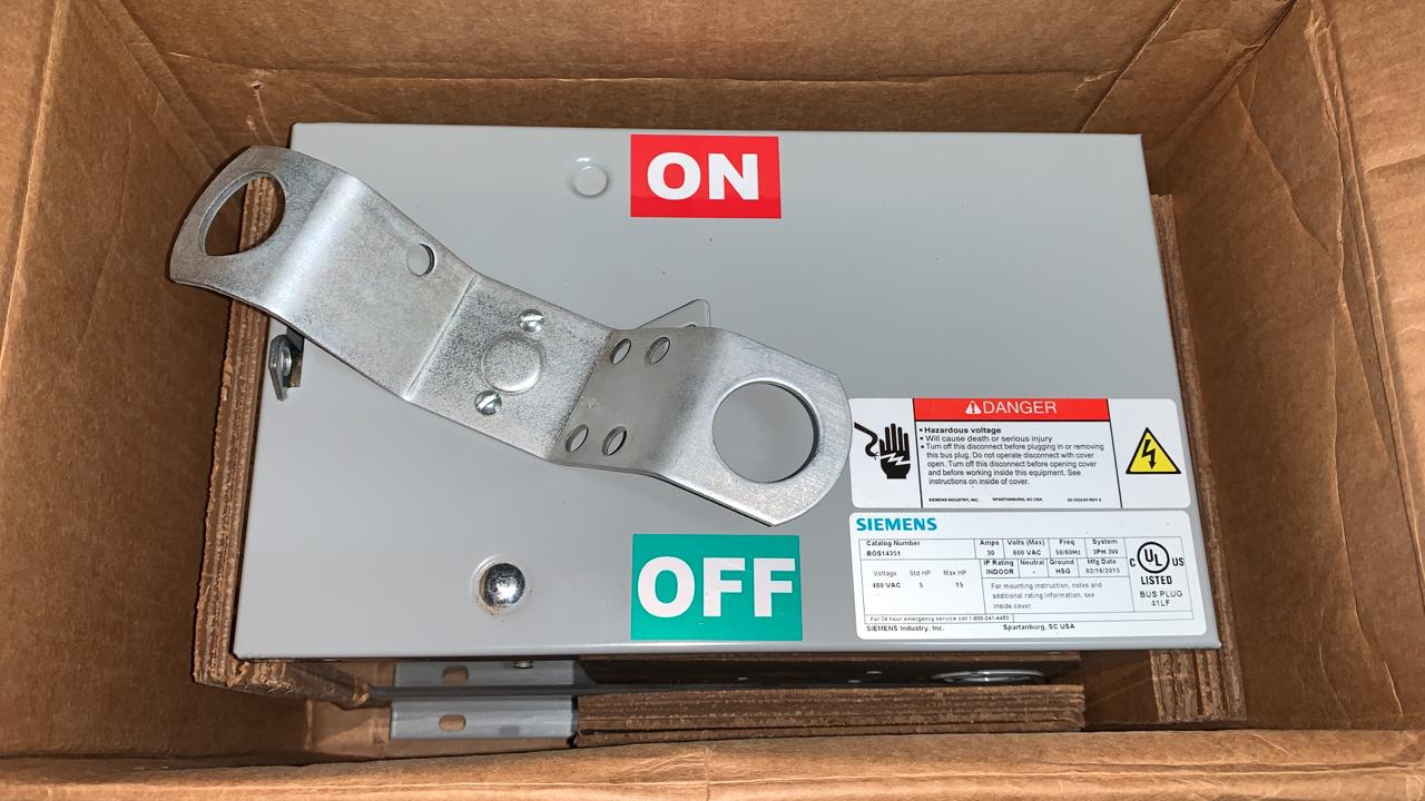 Bus Plug Siemens BOS14351