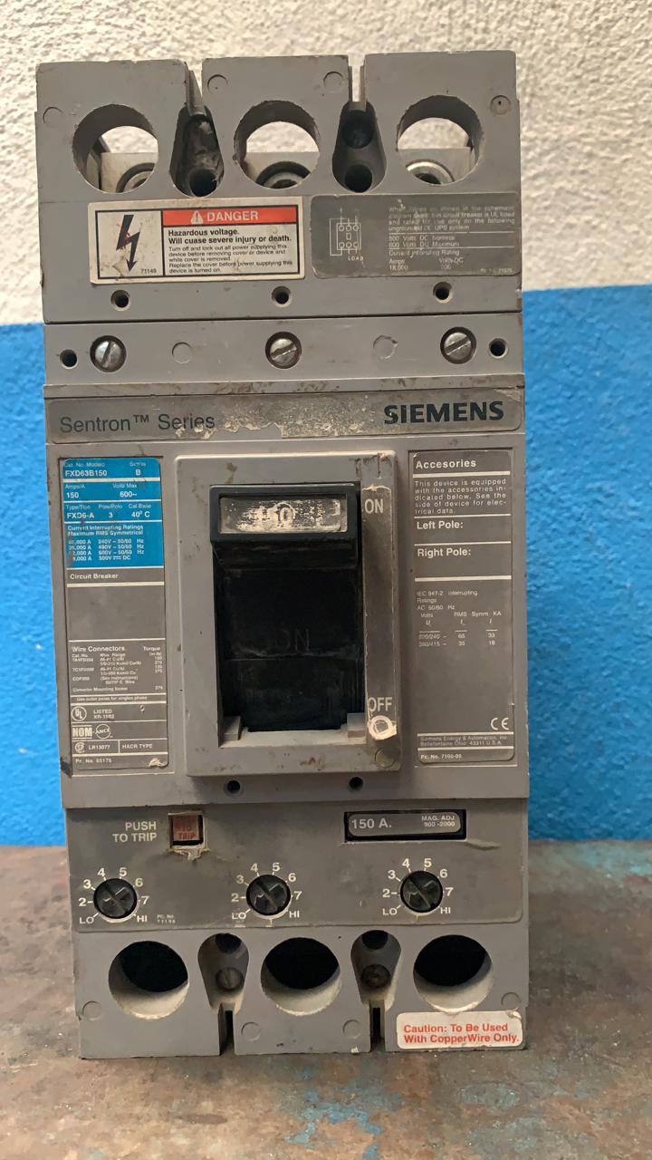Interruptor Siemens FXD63B150