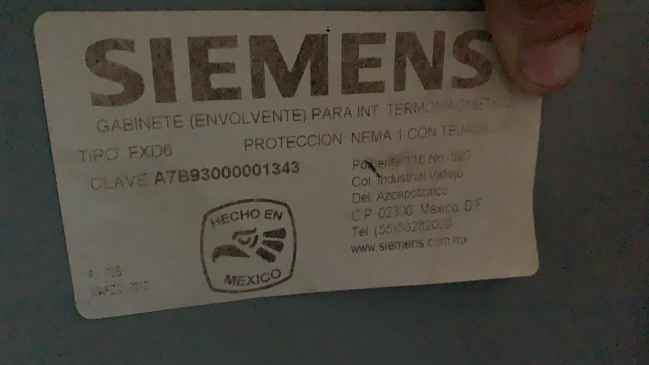 Interruptor en Caja Moldeada Siemens 150A FXD63B150