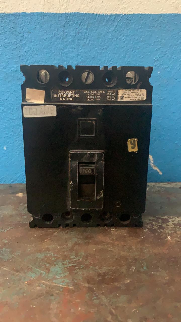 Interruptor Square D 3X100A