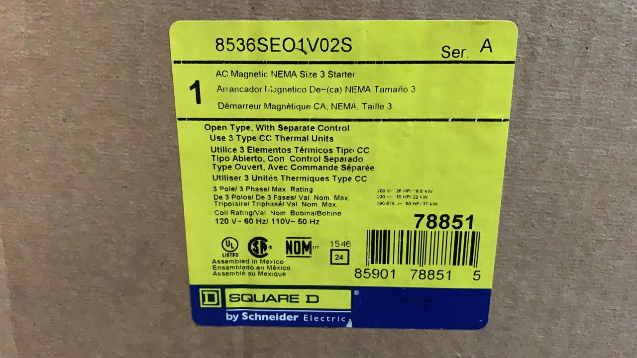 Arrancador Square D 8536SEO1V02S