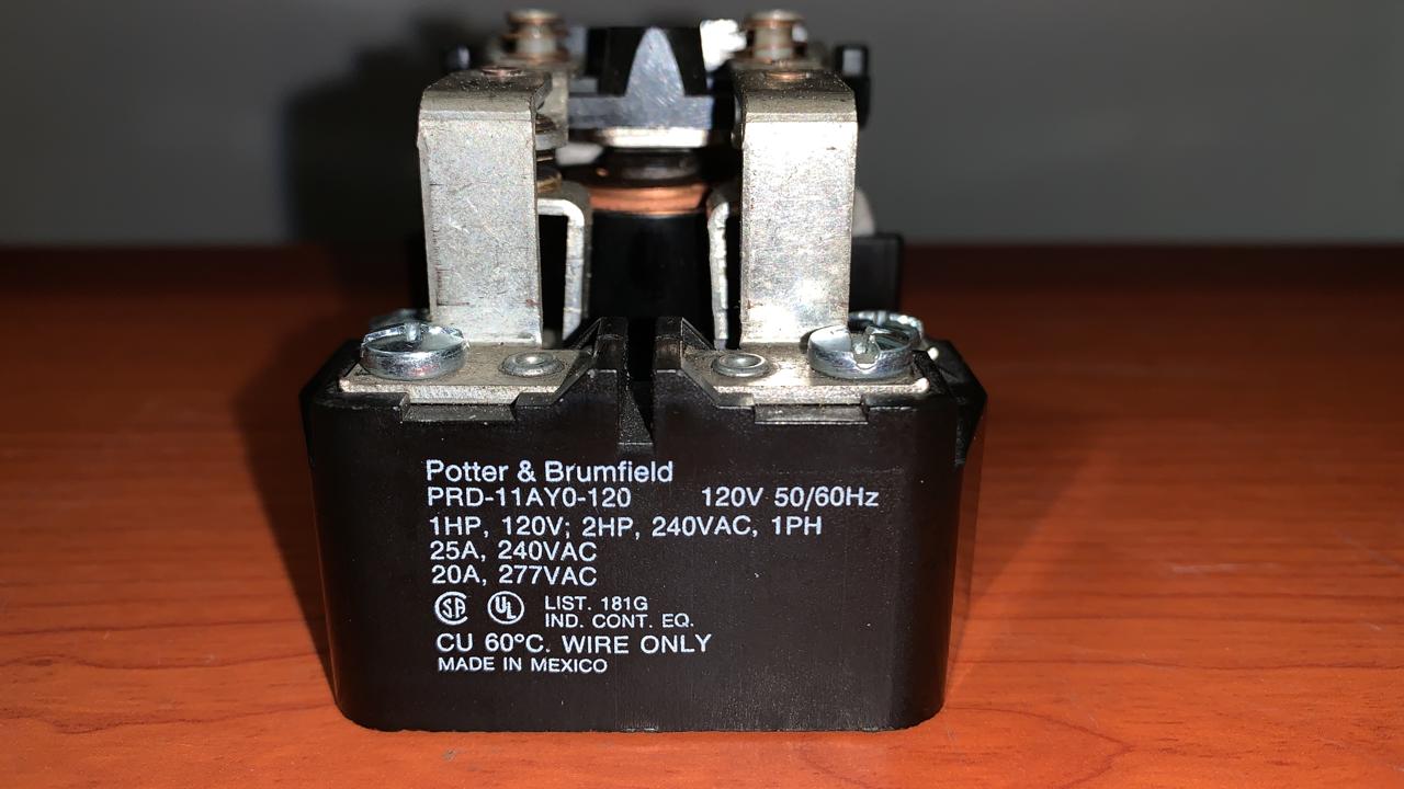 Relevador de Potencia Potter & Brumfield PRD-11AYO-120