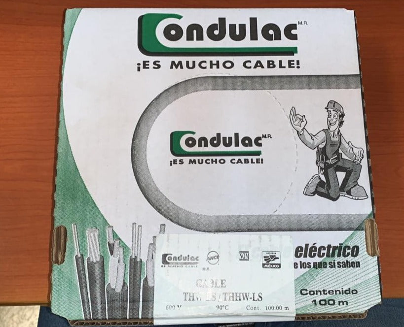 Cable 12 AWG Negro Condulac
