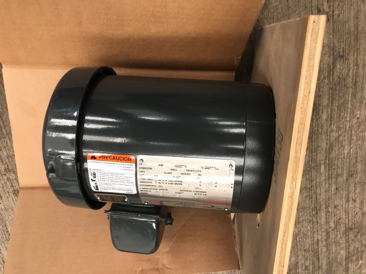 Motor de Corriente Alterna 1 HP US Motors A15718