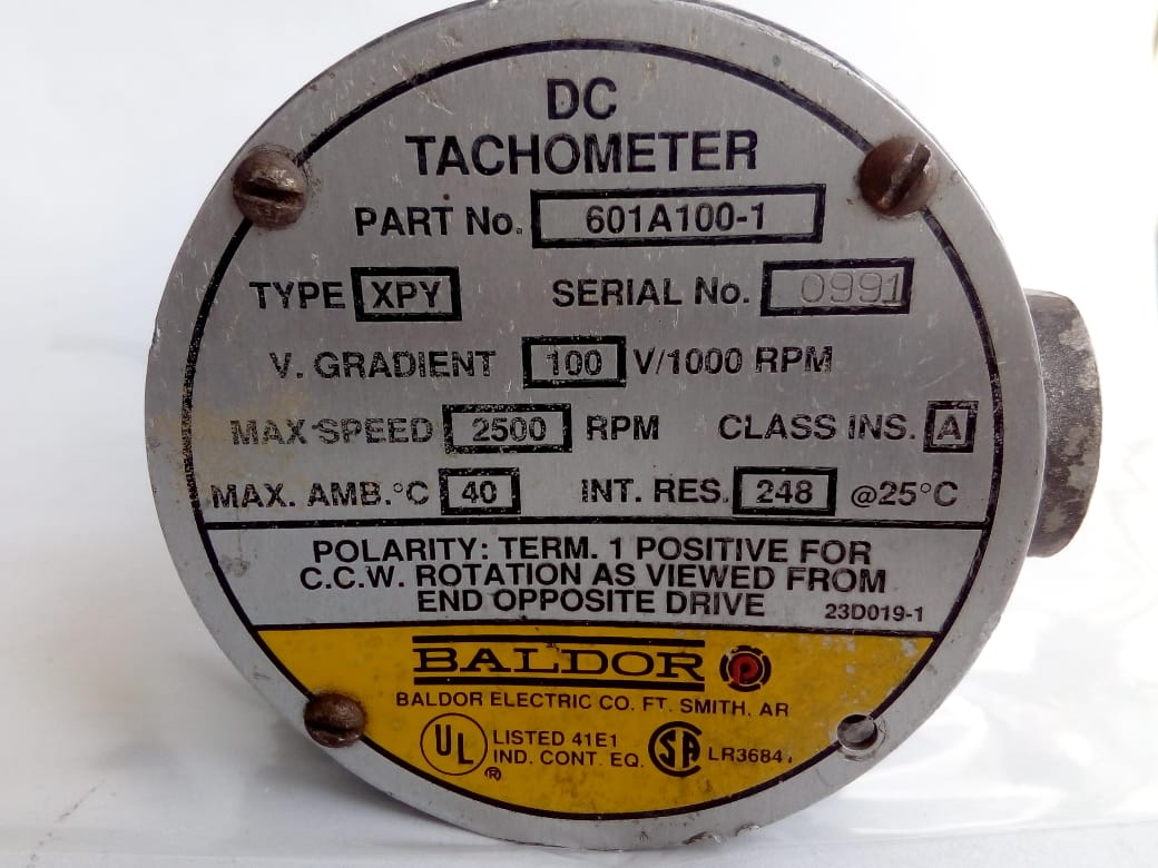 Tacometro Baldor 601A100-1