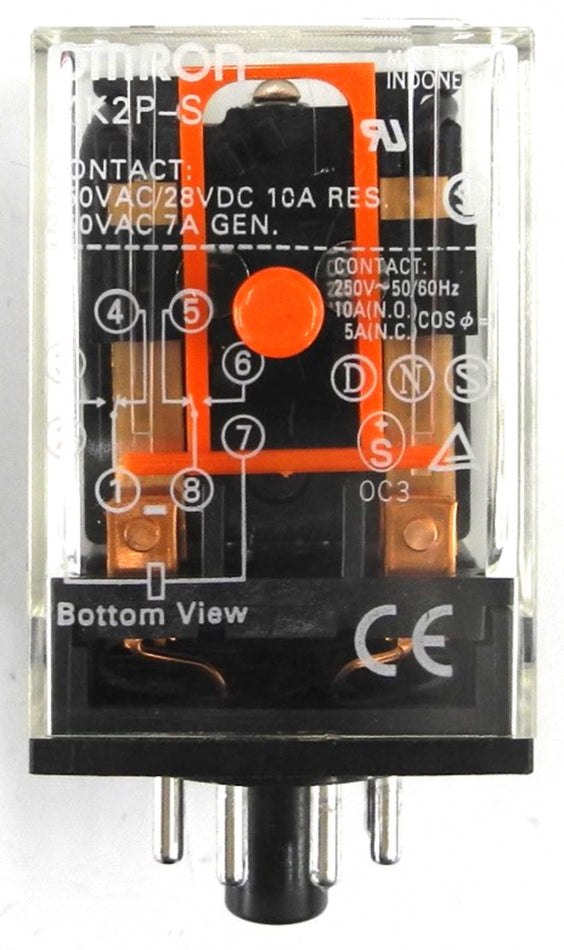 Relevador De Potencia Omron MK2P-S-DC24