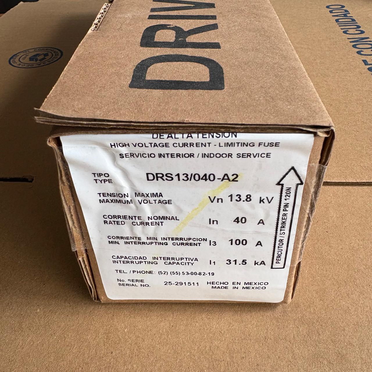 FUSIBLE DRIWISA DRS13/040-A2 3 PIEZAS