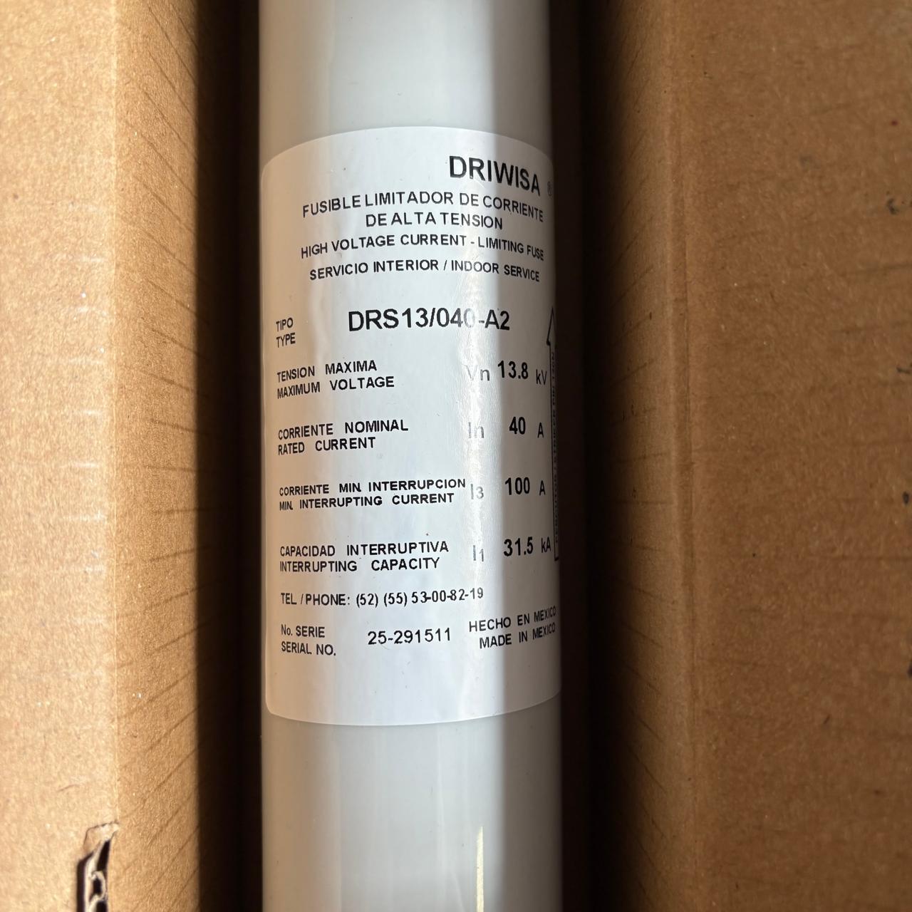 FUSIBLE DRIWISA DRS13/040-A2 3 PIEZAS