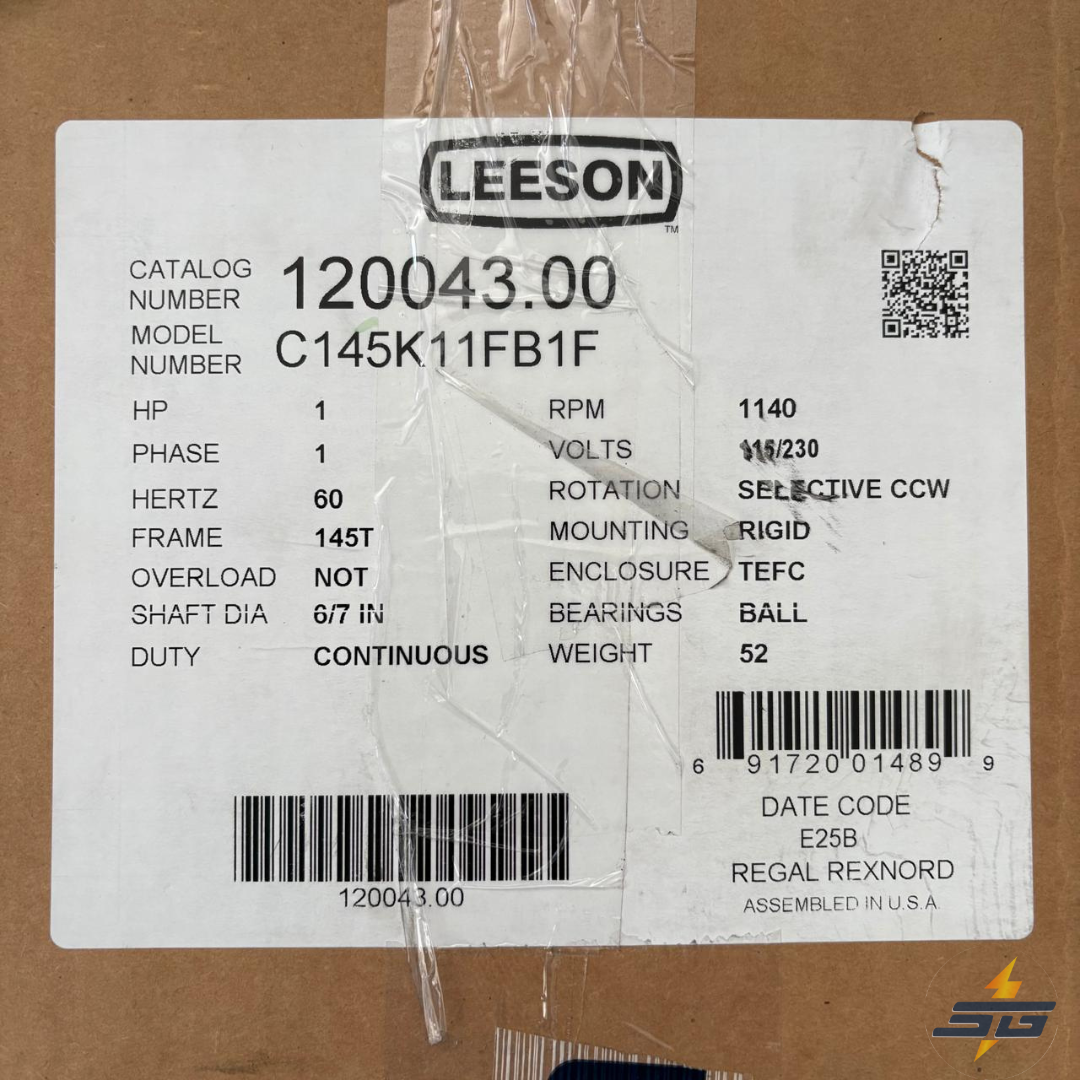 MOTOR LEESON 1HP 120043.00