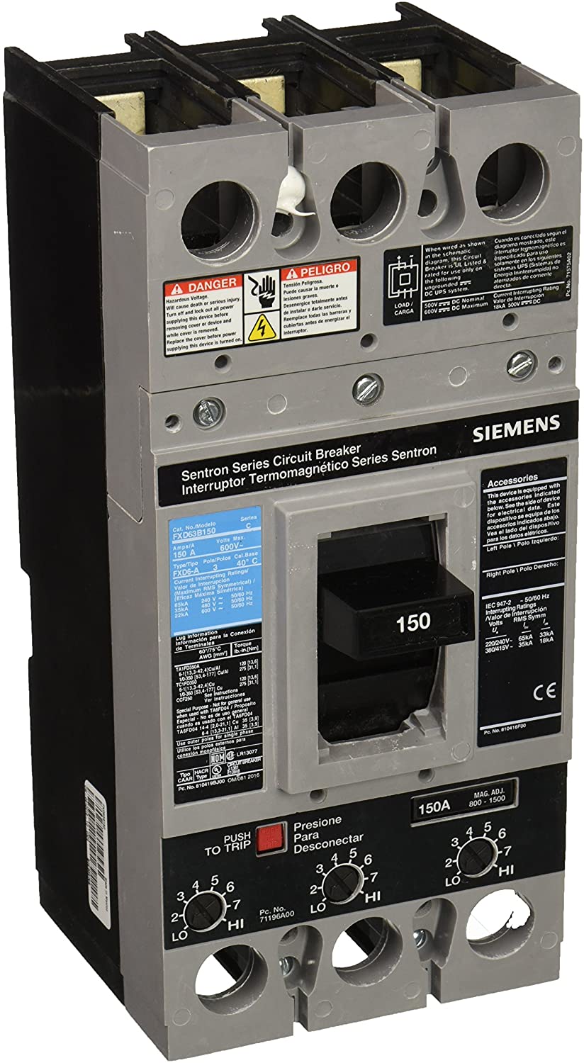 Interruptor Siemens FXD63B150