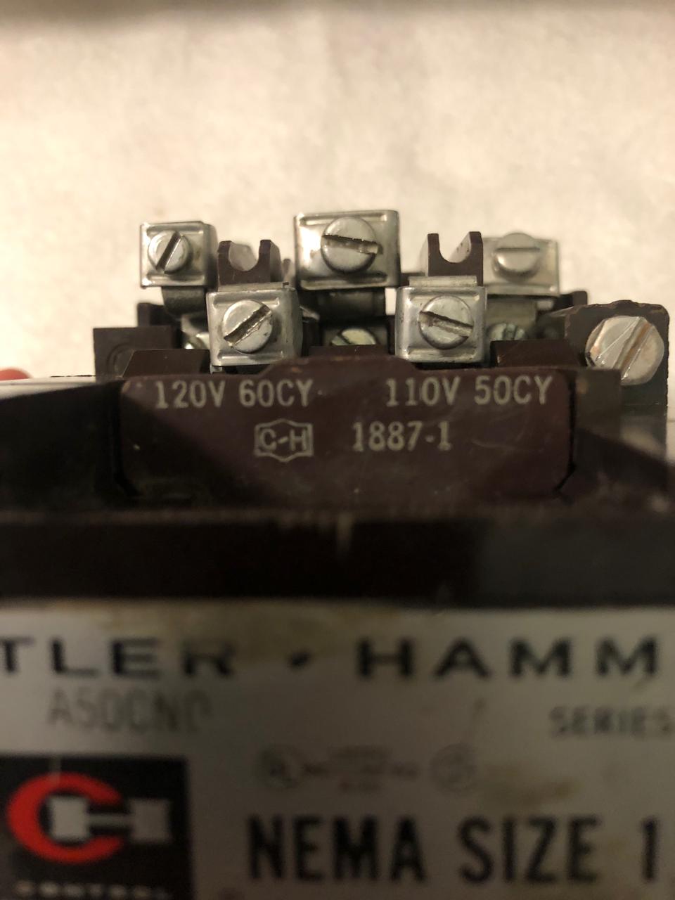 Contactor Cutler Hammer A50CN0